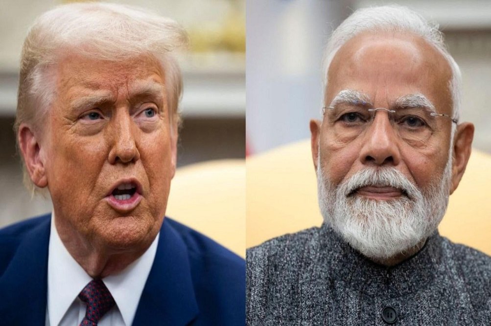 Donald Trump in Narendra Modi